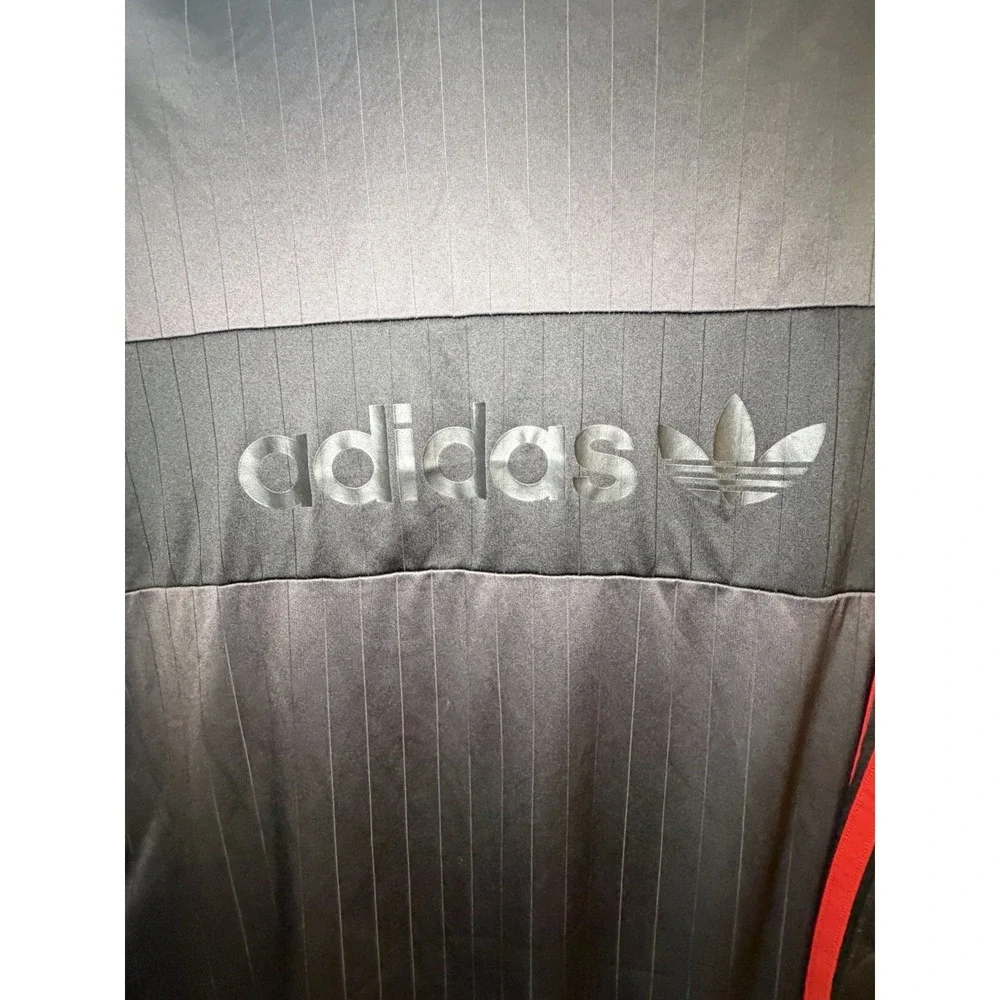 Adidas Skateboarding Climalite Long Sleeve Shirt Gray/Black Red‎ - Men's Large